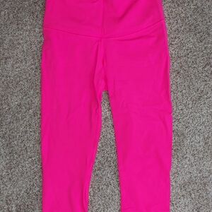 Victoria's Secret Vibrant Pink Capri Leggings Size XS
